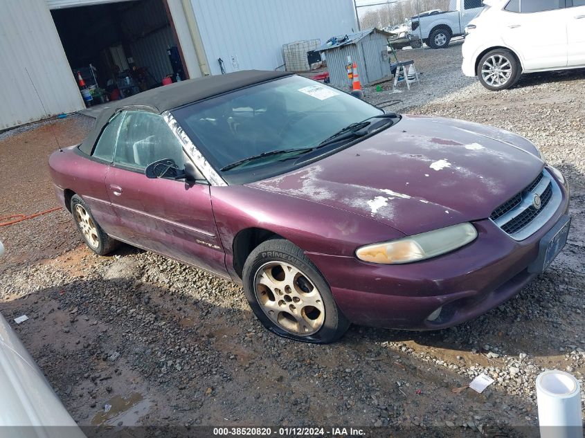 1998 Chrysler Sebring Jxi VIN: 3C3EL55H4WT339949 Lot: 38520820