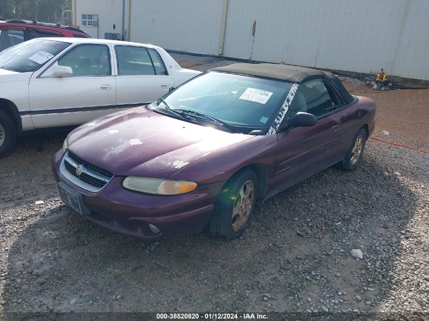 1998 Chrysler Sebring Jxi VIN: 3C3EL55H4WT339949 Lot: 38520820