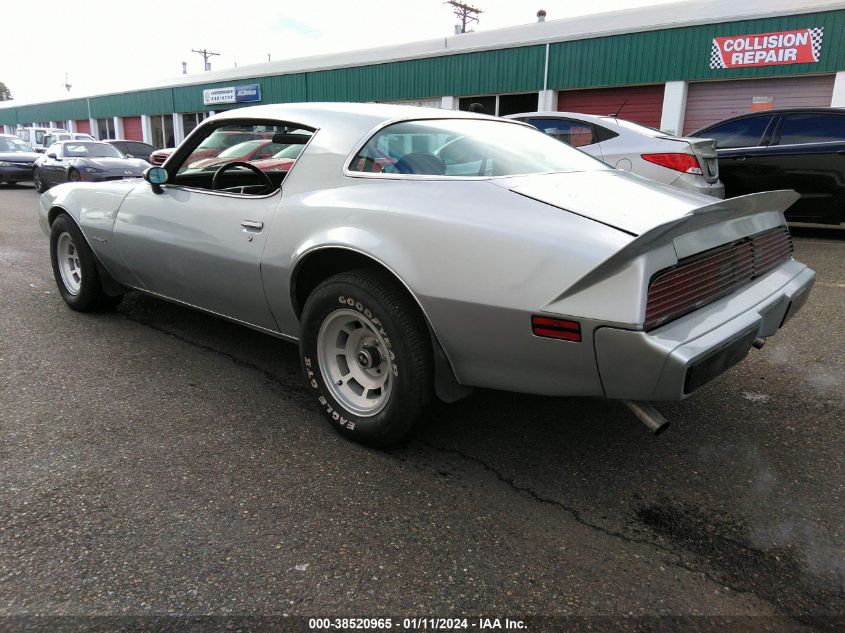 1978 Pontiac Firebird VIN: 2T87Y9L100354 Lot: 38520965