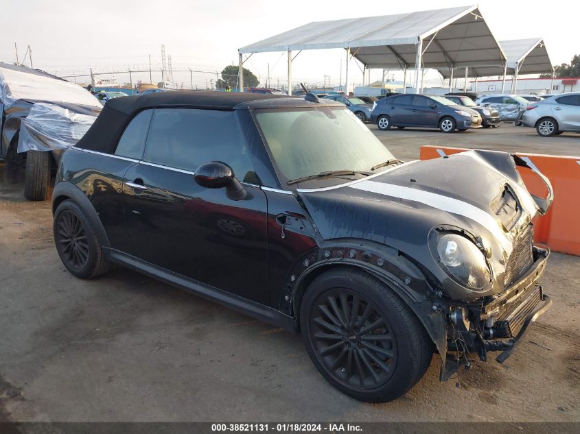 2013 Mini Convertible Cooper S VIN: WMWZP3C5XDT551016 Lot: 38521131