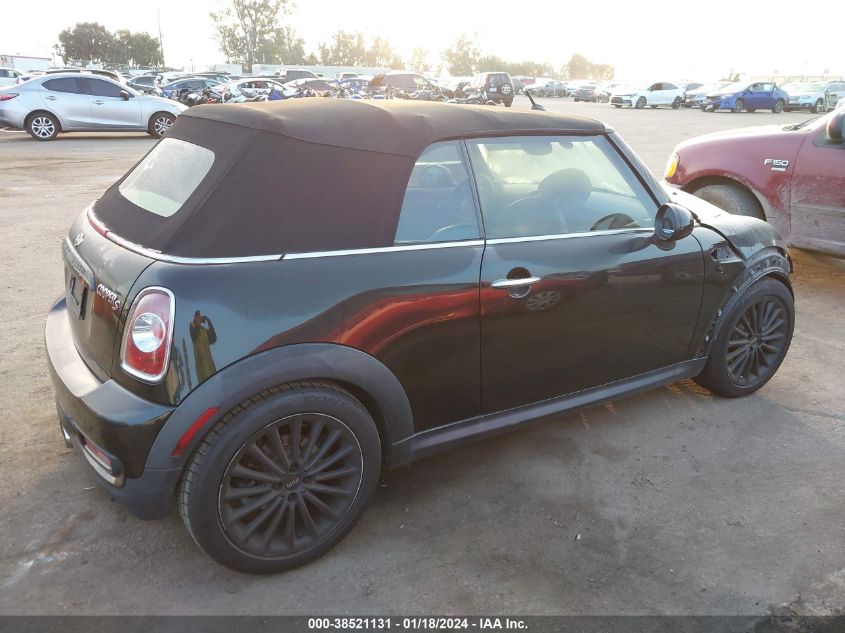 2013 Mini Convertible Cooper S VIN: WMWZP3C5XDT551016 Lot: 38521131