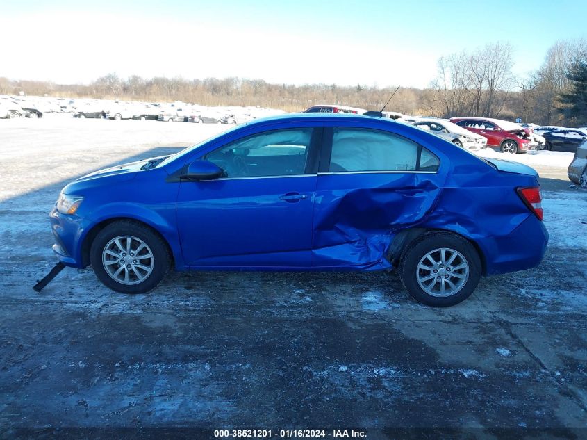 2019 Chevrolet Sonic Lt Auto VIN: 1G1JD5SB5K4144474 Lot: 38521201