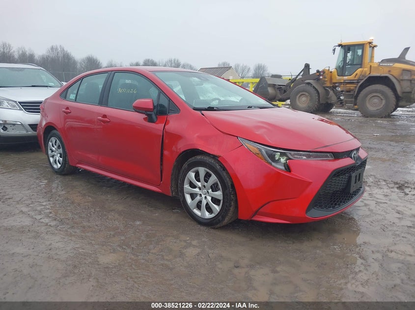VIN 5YFEPMAE9MP255776 2021 TOYOTA COROLLA LE