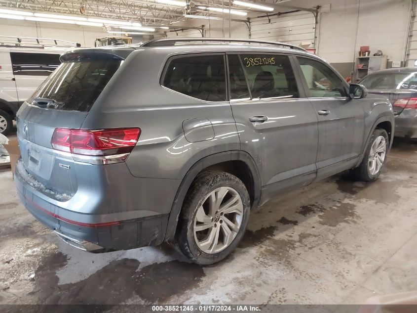 2021 Volkswagen Atlas 3.6L V6 Se W/Technology VIN: 1V2HR2CA7MC588913 Lot: 38521245