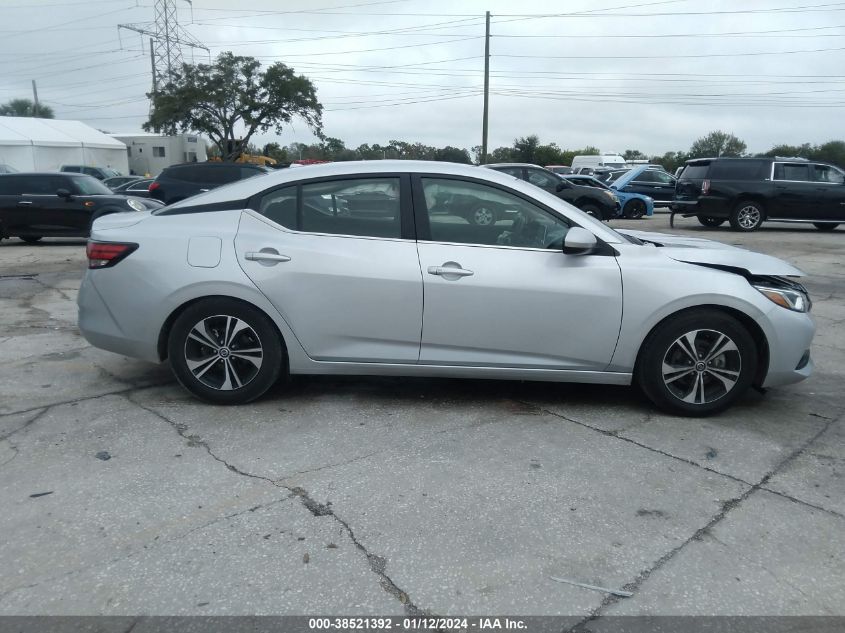 2022 Nissan Sentra Sv Xtronic Cvt VIN: 3N1AB8CV2NY258377 Lot: 38521392