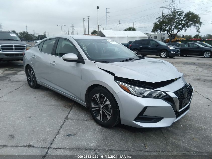 2022 Nissan Sentra Sv Xtronic Cvt VIN: 3N1AB8CV2NY258377 Lot: 38521392