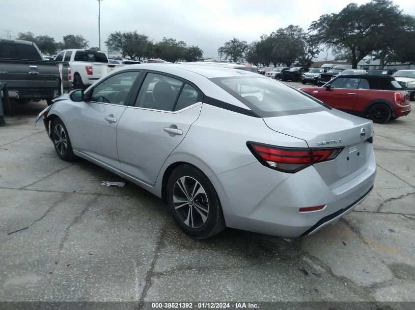 2022 Nissan Sentra Sv Xtronic Cvt VIN: 3N1AB8CV2NY258377 Lot: 38521392