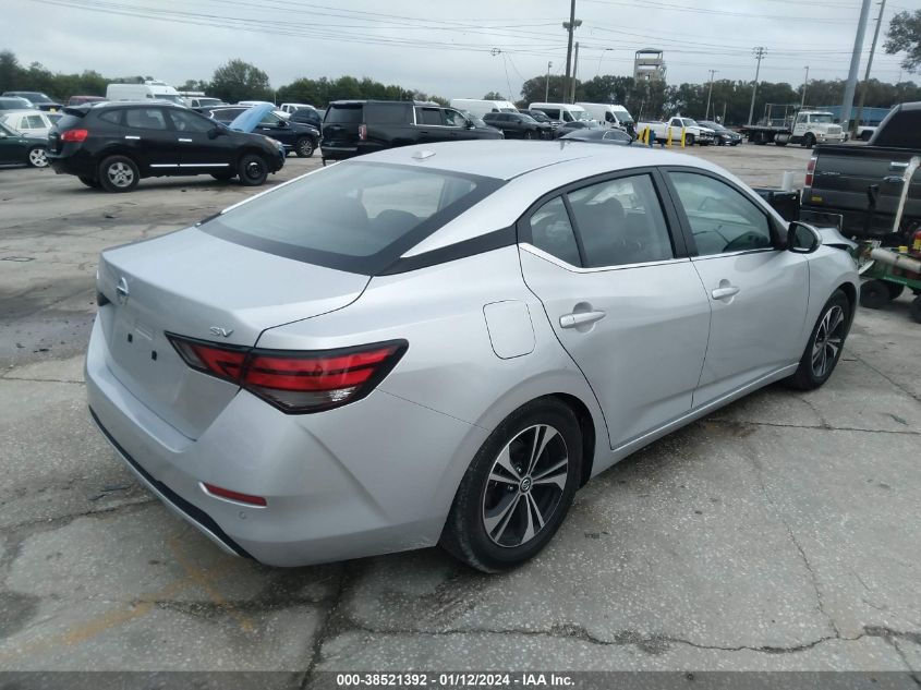 2022 Nissan Sentra Sv Xtronic Cvt VIN: 3N1AB8CV2NY258377 Lot: 38521392