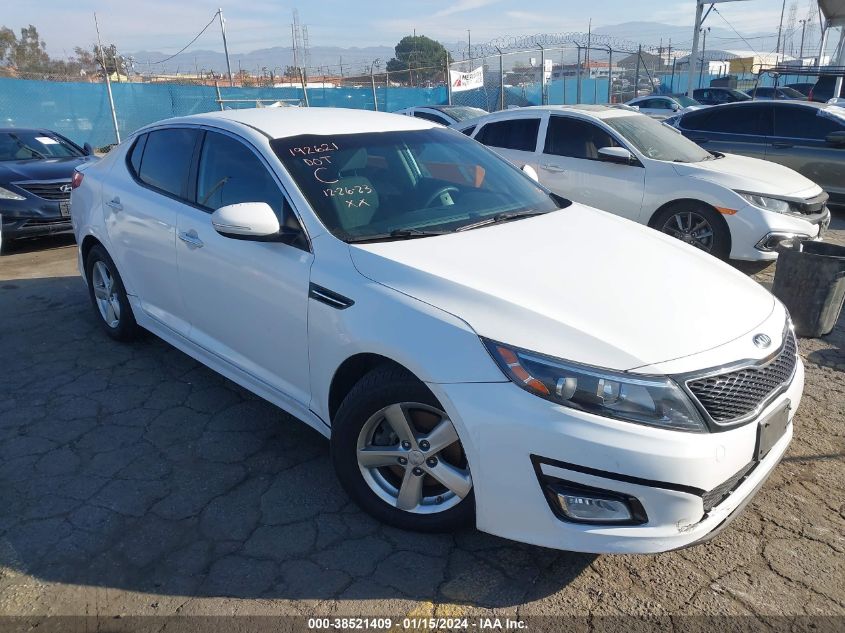 2015 Kia Optima Lx VIN: KNAGM4A79F5551073 Lot: 38521409