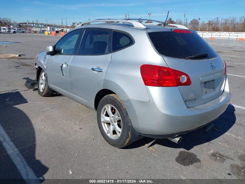 2010 Nissan Rogue Sl VIN: JN8AS5MT0AW500694 Lot: 38521419