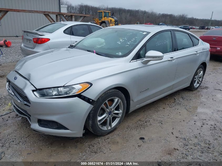 2016 Ford Fusion Hybrid Se VIN: 3FA6P0LU0GR353147 Lot: 38521674