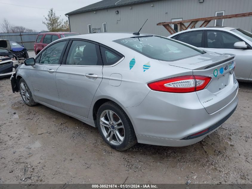 2016 Ford Fusion Hybrid Se VIN: 3FA6P0LU0GR353147 Lot: 38521674