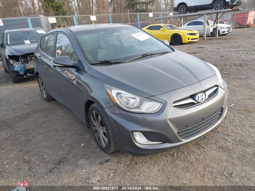 2013 Hyundai Accent Se VIN: KMHCU5AE7DU074082 Lot: 38521817