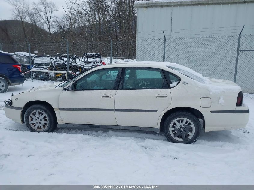 2005 Chevrolet Impala Police VIN: 2G1WF55K559320050 Lot: 38521902