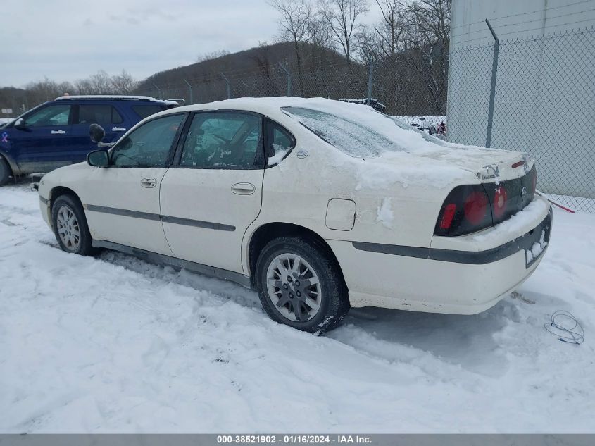 2005 Chevrolet Impala Police VIN: 2G1WF55K559320050 Lot: 38521902