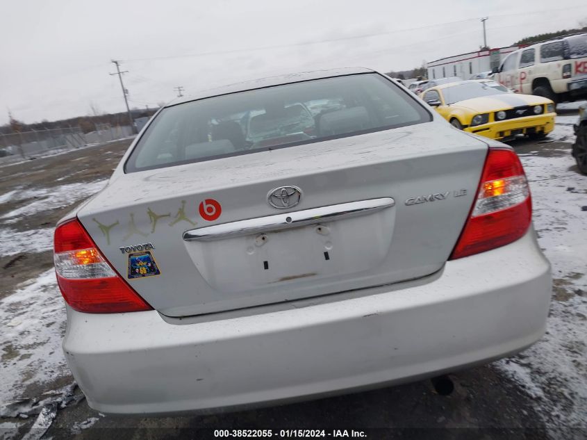 2003 Toyota Camry Le VIN: 4T1BE32K63U648400 Lot: 38522055