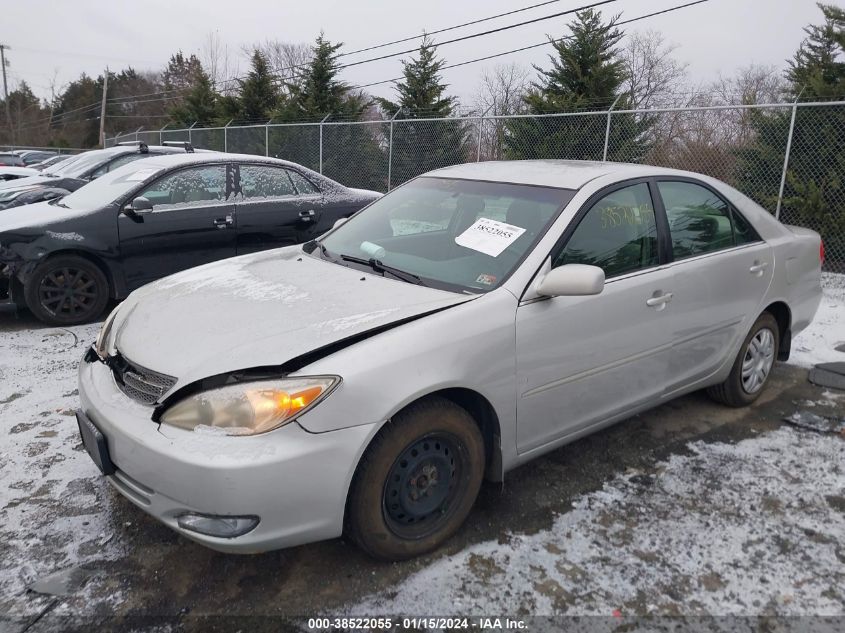 2003 Toyota Camry Le VIN: 4T1BE32K63U648400 Lot: 38522055