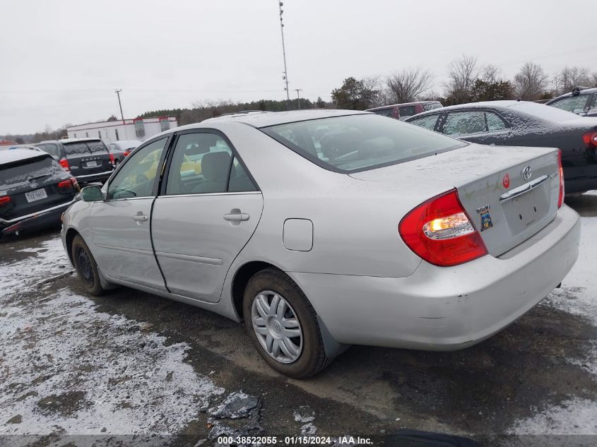 2003 Toyota Camry Le VIN: 4T1BE32K63U648400 Lot: 38522055