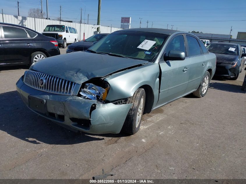 2005 Mercury Montego Luxury VIN: 1MEFM40105G615031 Lot: 38522085