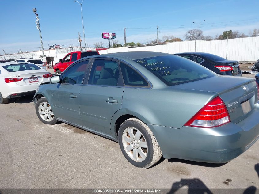 2005 Mercury Montego Luxury VIN: 1MEFM40105G615031 Lot: 38522085