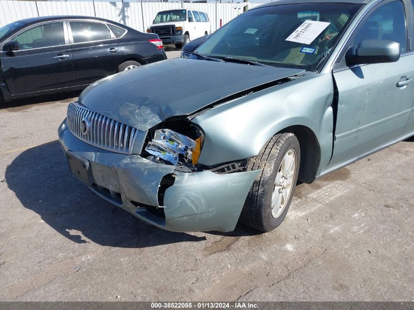 2005 Mercury Montego Luxury VIN: 1MEFM40105G615031 Lot: 38522085