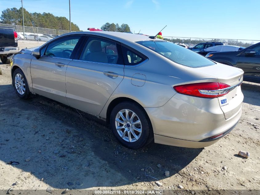 3FA6P0G76HR382934 2017 Ford Fusion S