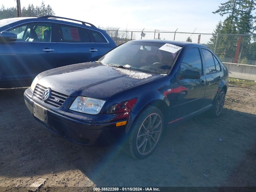 2002 Volkswagen Jetta Gls VIN: 3VWSB69M92M146793 Lot: 38522269