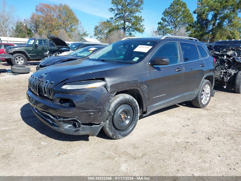 2014 Jeep Cherokee Limited VIN: 1C4PJLDS3EW283412 Lot: 38522346