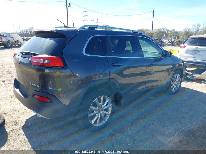 2014 Jeep Cherokee Limited VIN: 1C4PJLDS3EW283412 Lot: 38522346