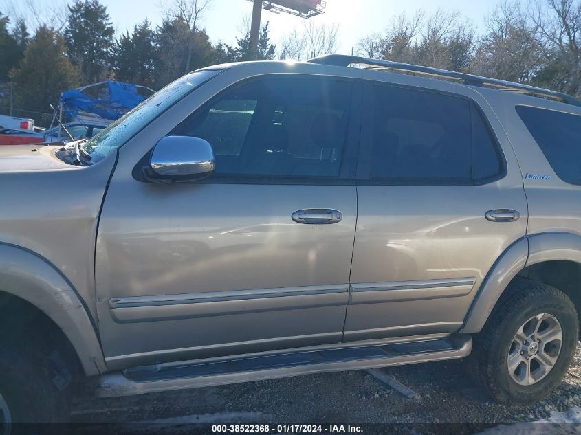 2007 Toyota Sequoia Limited V8 VIN: 5TDBT48A57S286570 Lot: 38522368