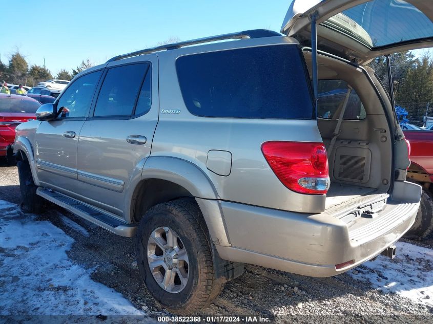 5TDBT48A57S286570 2007 Toyota Sequoia Limited V8