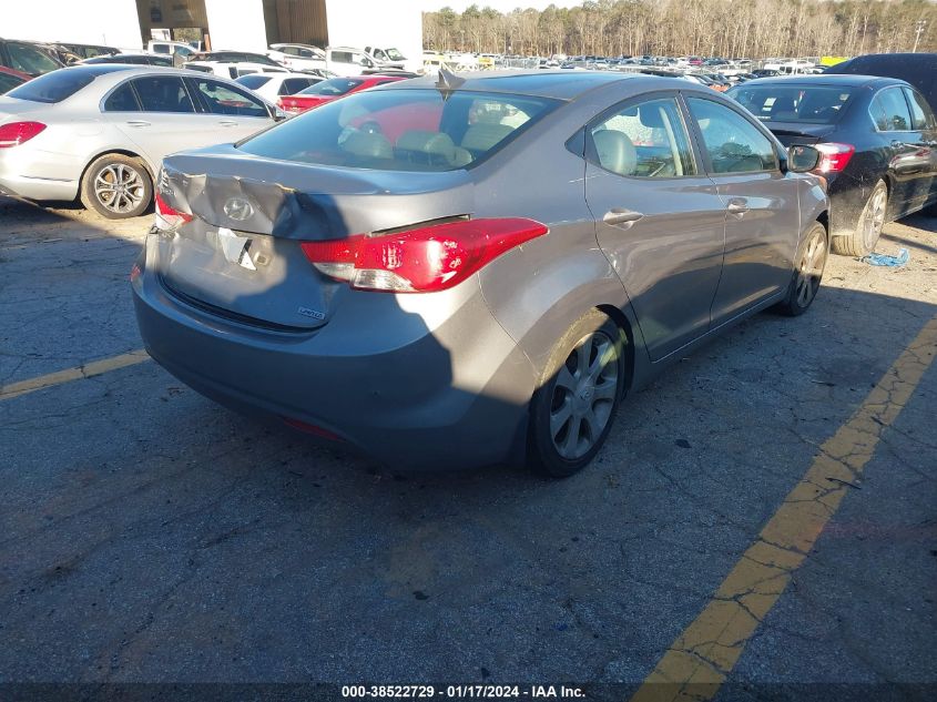 2012 Hyundai Elantra Limited (Ulsan Plant) VIN: KMHDH4AEXCU473456 Lot: 38522729