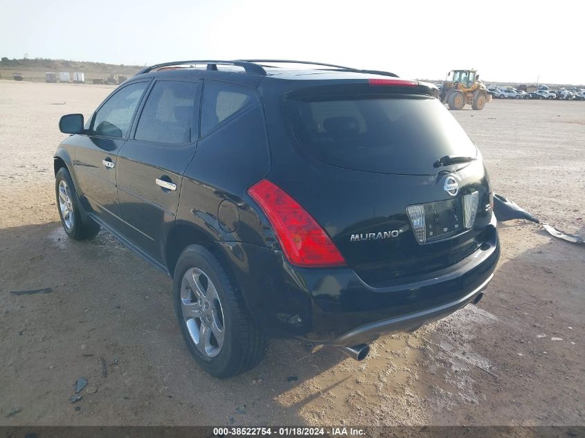 2005 Nissan Murano Sl VIN: JN8AZ08T75W317596 Lot: 38522754