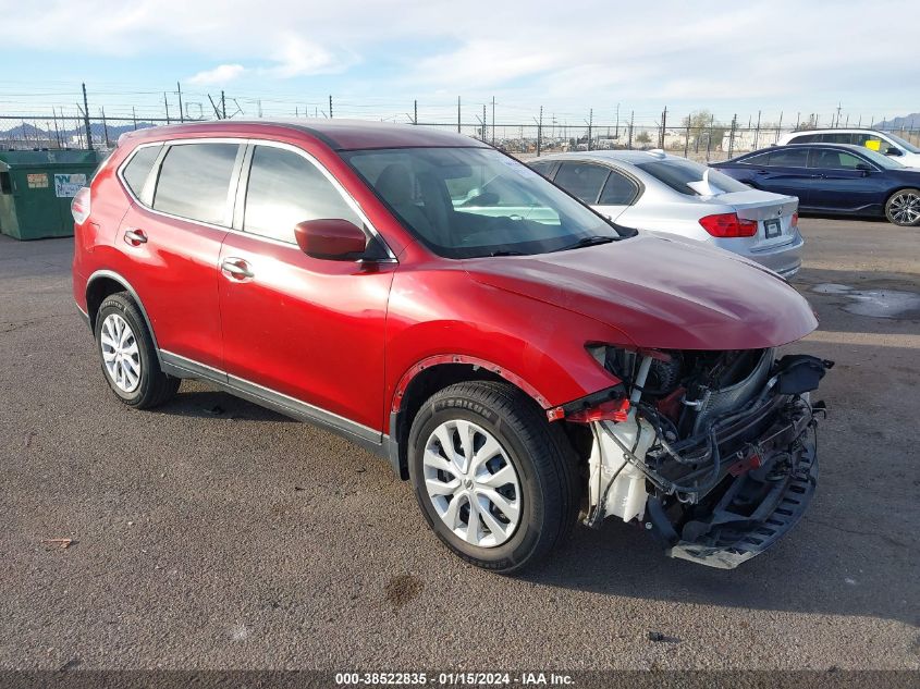 2016 Nissan Rogue S VIN: KNMAT2MT9GP615983 Lot: 38522835