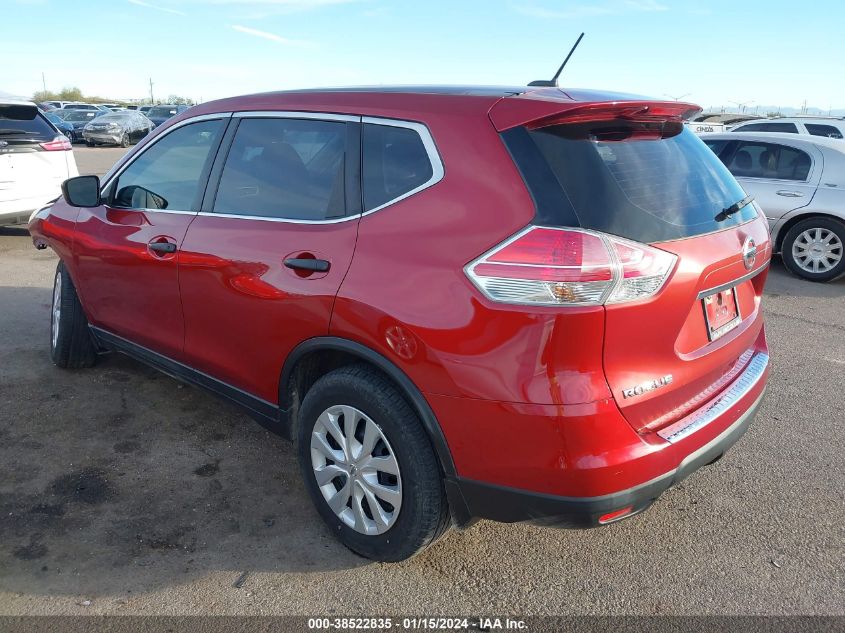 2016 Nissan Rogue S VIN: KNMAT2MT9GP615983 Lot: 38522835