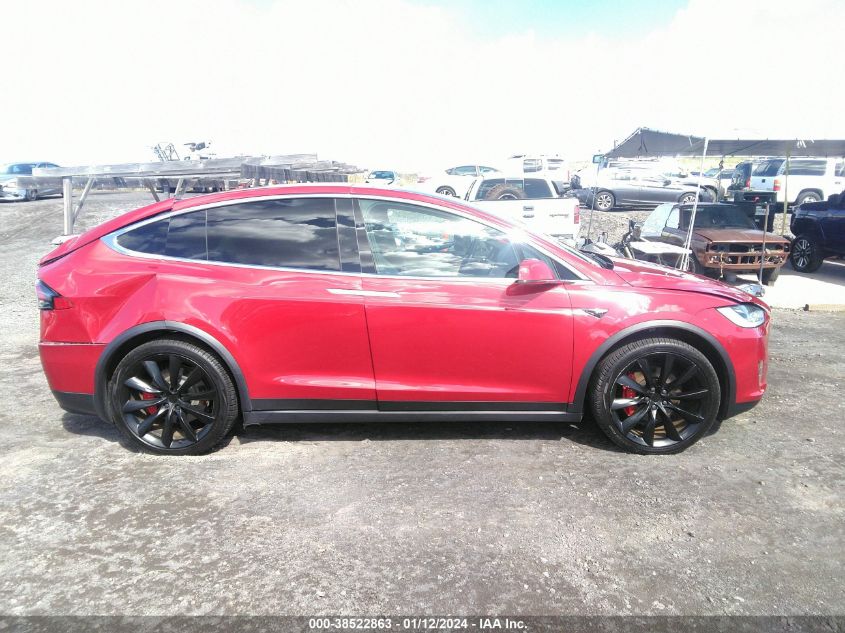 2020 Tesla Model X Performance Dual Motor All-Wheel Drive VIN: 5YJXCAE47LF283784 Lot: 38522863