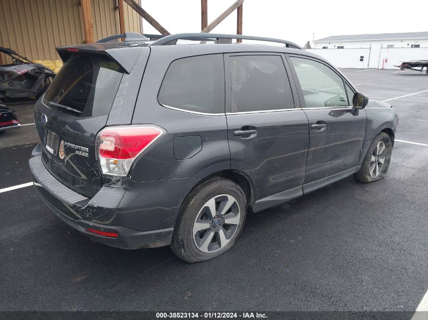 2017 Subaru Forester 2.5I Limited VIN: JF2SJARC1HH487667 Lot: 38523134