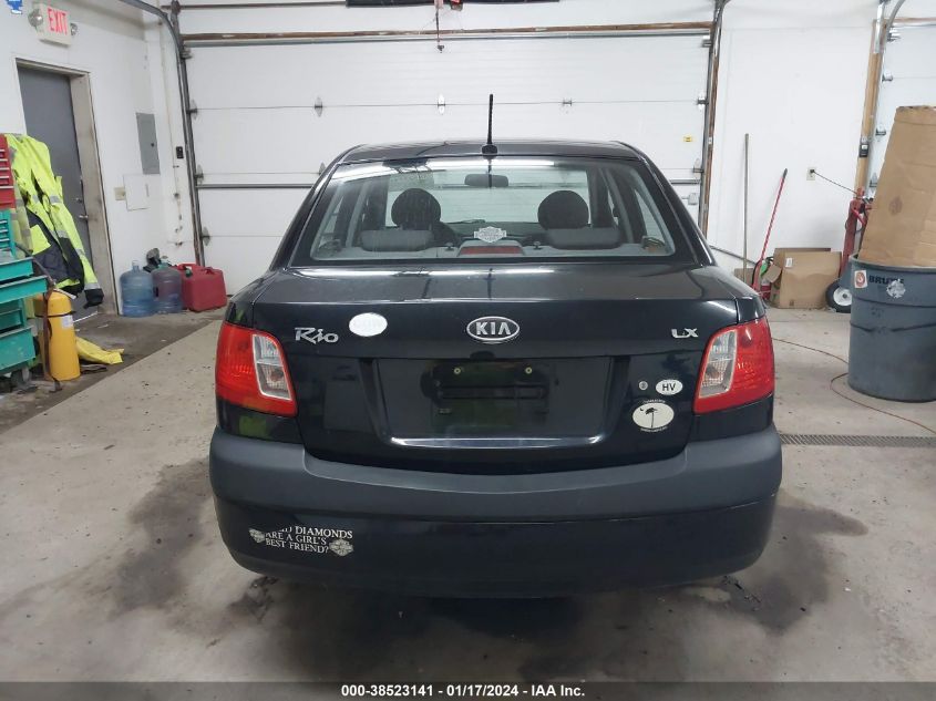 2009 Kia Rio Lx VIN: KNADE223096568424 Lot: 38523141