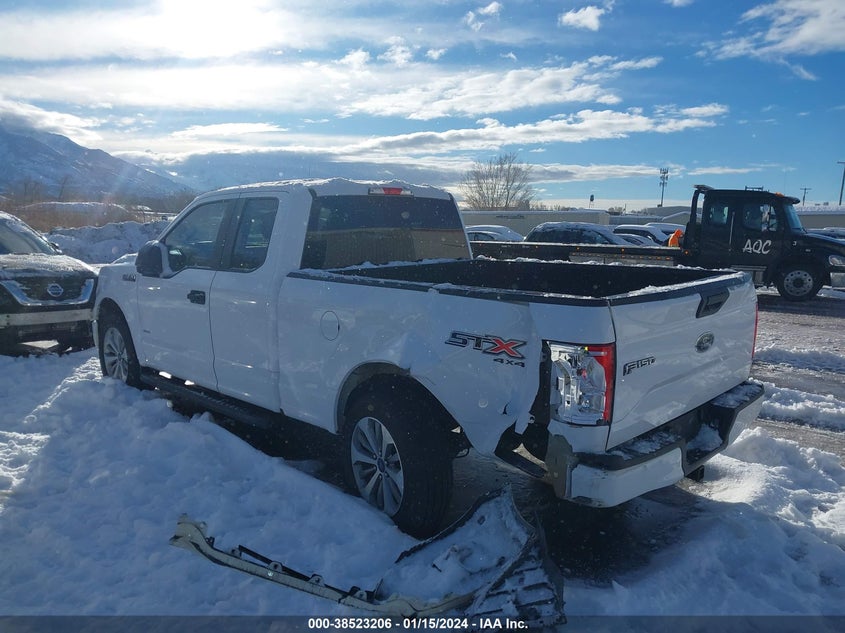 VIN 1FTEX1EP7HKD54191 2017 FORD F-150 XL