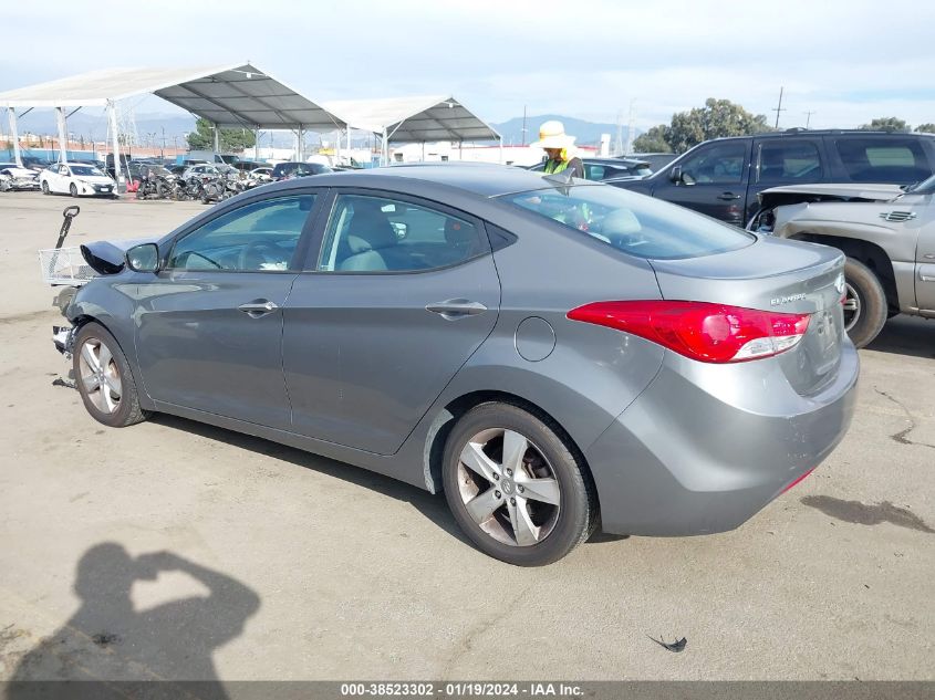 2013 Hyundai Elantra Gls VIN: 5NPDH4AE0DH364858 Lot: 38523302