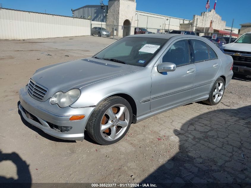 2005 Mercedes-Benz C 230 Kompressor Sport VIN: WDBRF40J85F617221 Lot: 40569900