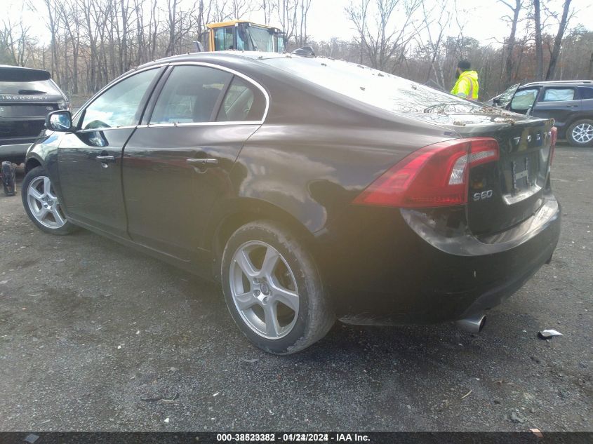 2012 Volvo S60 T5 VIN: YV1622FS0C2052465 Lot: 38523382