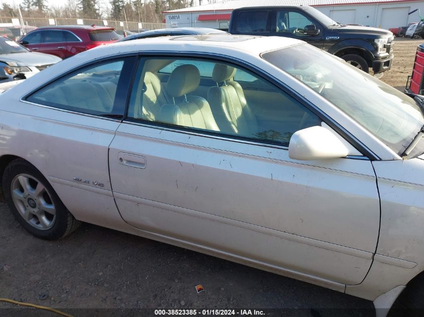 2001 Toyota Camry Solara Sle VIN: 2T1CF28P61C476298 Lot: 38523385