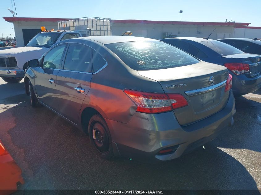 2016 Nissan Sentra S VIN: 3N1AB7AP7GY318784 Lot: 38523440