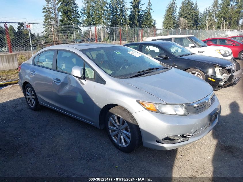 2012 Honda Civic Ex VIN: 2HGFB2F88CH522597 Lot: 38523477