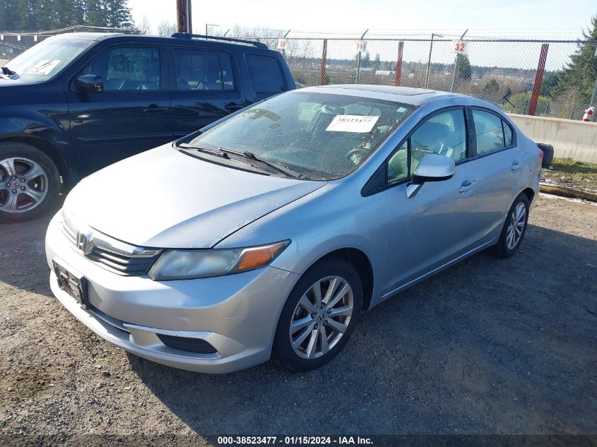 2012 Honda Civic Ex VIN: 2HGFB2F88CH522597 Lot: 38523477