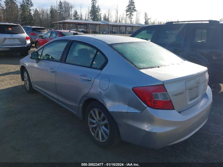 2012 Honda Civic Ex VIN: 2HGFB2F88CH522597 Lot: 38523477