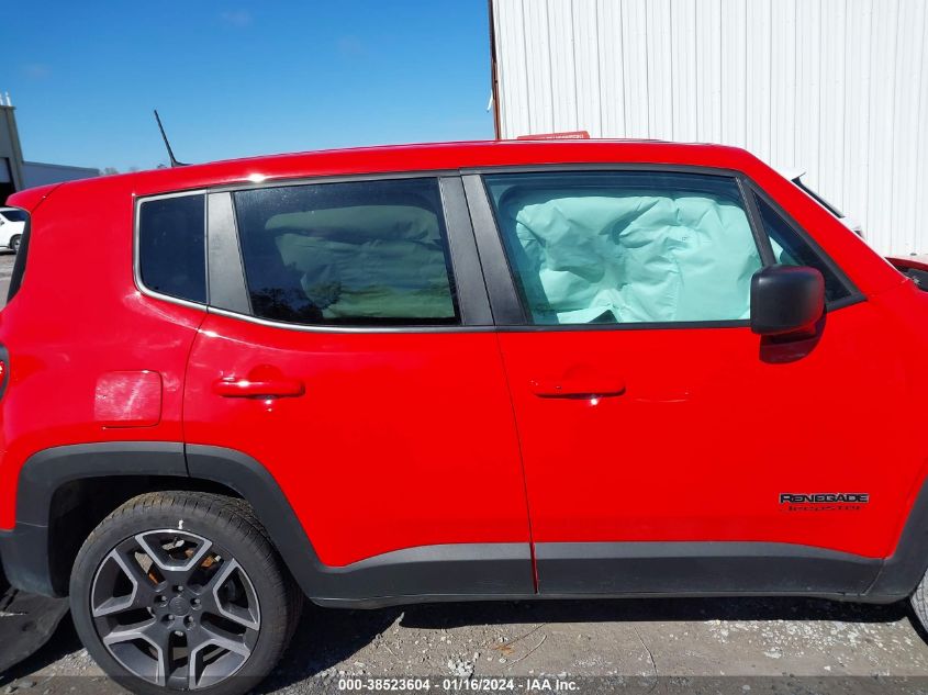 2021 Jeep Renegade Jeepster 4X4 VIN: ZACNJDABXMPN34548 Lot: 38523604