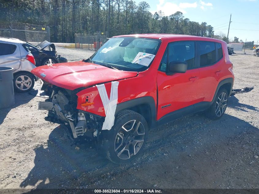 2021 Jeep Renegade Jeepster 4X4 VIN: ZACNJDABXMPN34548 Lot: 38523604