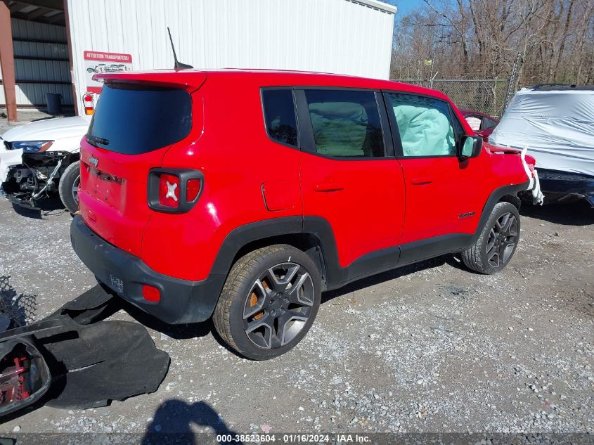 2021 Jeep Renegade Jeepster 4X4 VIN: ZACNJDABXMPN34548 Lot: 38523604